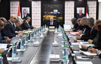 جلسة الحكومة الفلسطينية اليوم