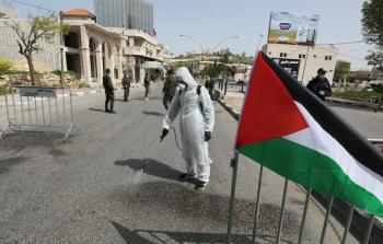 تفشي فيروس كورونا في الضفة الغربية