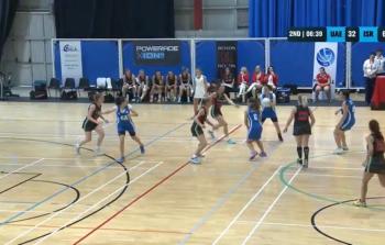 مباراة في بطولة لكرة الشبكة بين المنتخب الإسرائيلي مع نظيره الإماراتي 