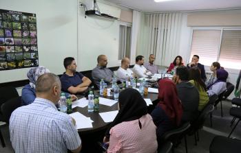  الاجتماع التأسيسي لشبكة الإعلاميين البيئيين الفلسطينيين