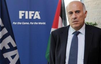 رئيس الاتحاد الفلسطيني لكرة القدم اللواء جبريل الرجوب