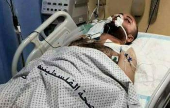 الصحفي المصاب أحمد أبو حسين