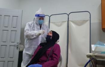 فحوصات كورونا للمواطنين في غزة