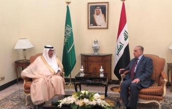 لقاء وزير الخارجية العراقي مع نظيره السعودي