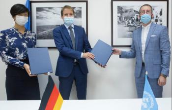 الأونروا توقع اتفاقية التبرع مع ألمانيا