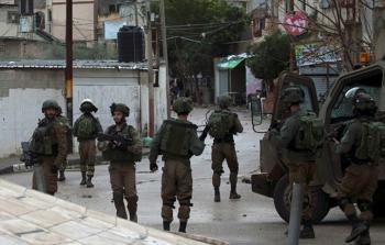 قوات الاحتلال الاسرائيلي في مخيم شعفاط