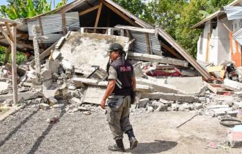 اضرار جسيمة في اندونيسيا بعد الزلزال