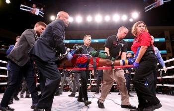 سقوط ملاكم بالضربة القاضية