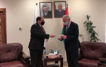المالكي ورئيس مكتب تمثيل جمهورية سلوفاكيا