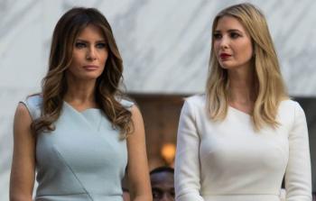 ميلانيا ترامب برفقه ابنتها