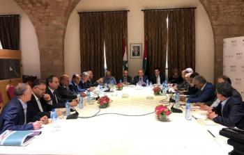 اجتماع مجموعة العمل الفلسطينية-أرشيفية
