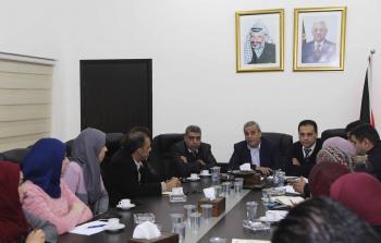 اجتماع لمتابعة المشاريع الصغيرة للأشخاص ذوي الإعاقة