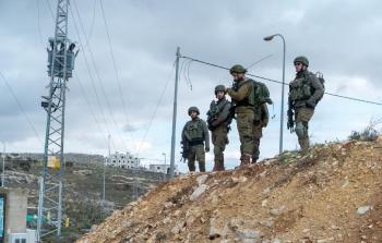 جيش الاحتلال الاسرائيلي قرب سلفيت