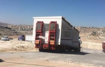 كرافانات الاحتلال لسكان الخان الأحمر 