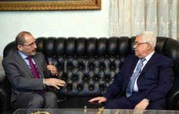 الرئيس عباس يستقبل وزير الخارجية الأردني