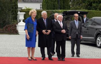 اجتماع الرئيس عباس ونظيره الإيرلندي ناقش المصالحة والوضع بغزة