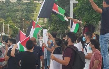 صورة من المظاهرة 