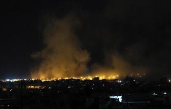 استهداف إسرائيلي عاجل من غزة - أرشيفية 