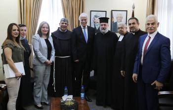 عورتاني يبحث مع المدارس المسيحية في فلسطين قضايا تعليمية مشتركة