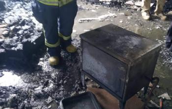 حريق في منزل ببلدة الغصون- طولكرم