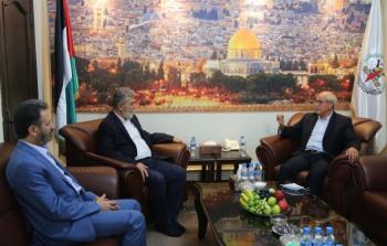 النخالة يستقبل أمين عام التجمع العربي والإسلامي لدعم خيار المقاومة