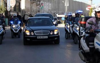 موكب رئيس الوزراء محمد اشتية