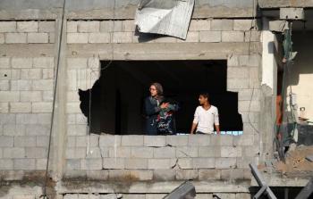 الترميم وإعادة البناء في غزة - توضيحية -