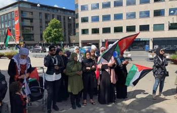 وقفة احتجاجية ضد صفقة القرن و مؤتمر البحرين في الدنمارك