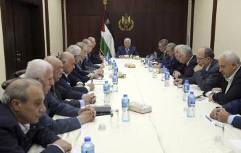 الرئيس محمود عباس، يترأس اجتماع اللجنة الوطنية العليا