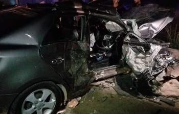حادث سير في مدينة طوباس
