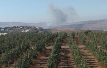 شاهد: اللحظات الأولى لاستهداف آلية اسرائيلية على حدود لبنان