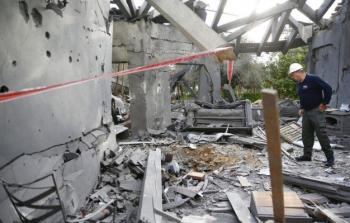 سقوط صارخ اطلق من غزة على تل ابيب