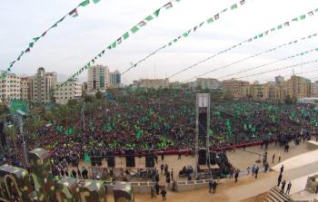 مهرجان انطلاقة حماس في غزة