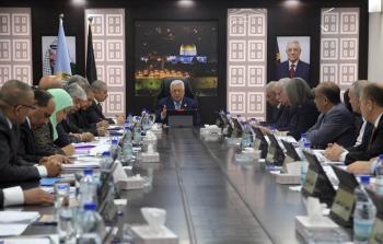 الرئيس محمود عباس، يترأس جلسة مجلس الوزراء في رام الله اليوم