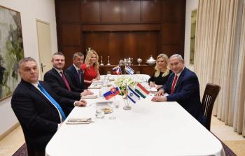 اجتماع  نتنياهو مع مسؤولين من دولة المجر