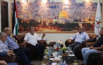  النخالة يستقبل وفداً قيادياً من الجبهة الشعبية 