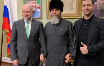 الهباش يبحث مع مفتي الشيشان تشجيع وتنظيم السياحة الدينية من الشيشان إلى القدس