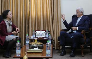 عورتاني وممثلة اليونسيف