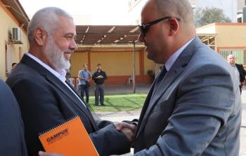 الوفد الأمني المصري يلتقي رئيس المكتب السياسي لحماس في غزة