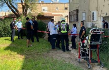 من مكان الجريمة في حيفا 