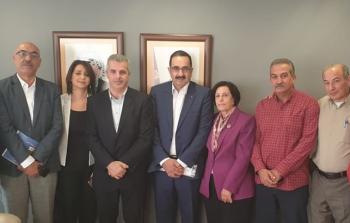  اجتماع اللجنة الوطنية مع رئيس سلطة الطاقة