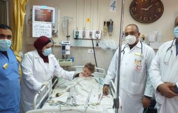 مستشفى الدرة ينقذ طفلا تعرض للاختناق