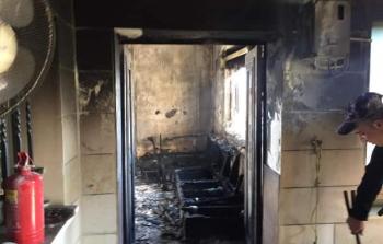 إصابتان إثر حريق اندلع بمنزل شمال رام الله
