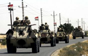الجيش المصري يشرع بتعزيز قواته في رفح -ارشيف-