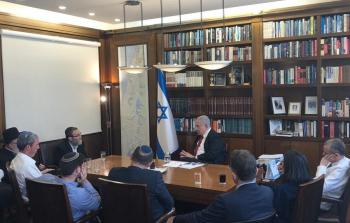 بنيامين نتنياهو ورؤساء أحزاب اليمين في إسرائيل