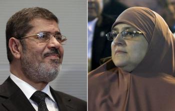 محمد مرسي وزوجته