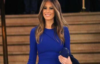  ميلانيا ترامب عقيلة الرئيس الأمريكي دونالد ترامب