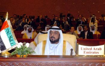 رئيس دولة الإمارات خليفة بن زايد آل نهيان
