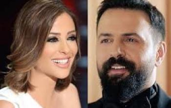  الفنان السوري تيم حسن وزوجته المذيعة المصرية وفاء الكيلاني