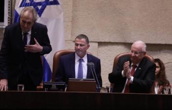 الرئيس التشيكي ميلوش زيمان أمام الكنيست الإسرائيلي اليوم